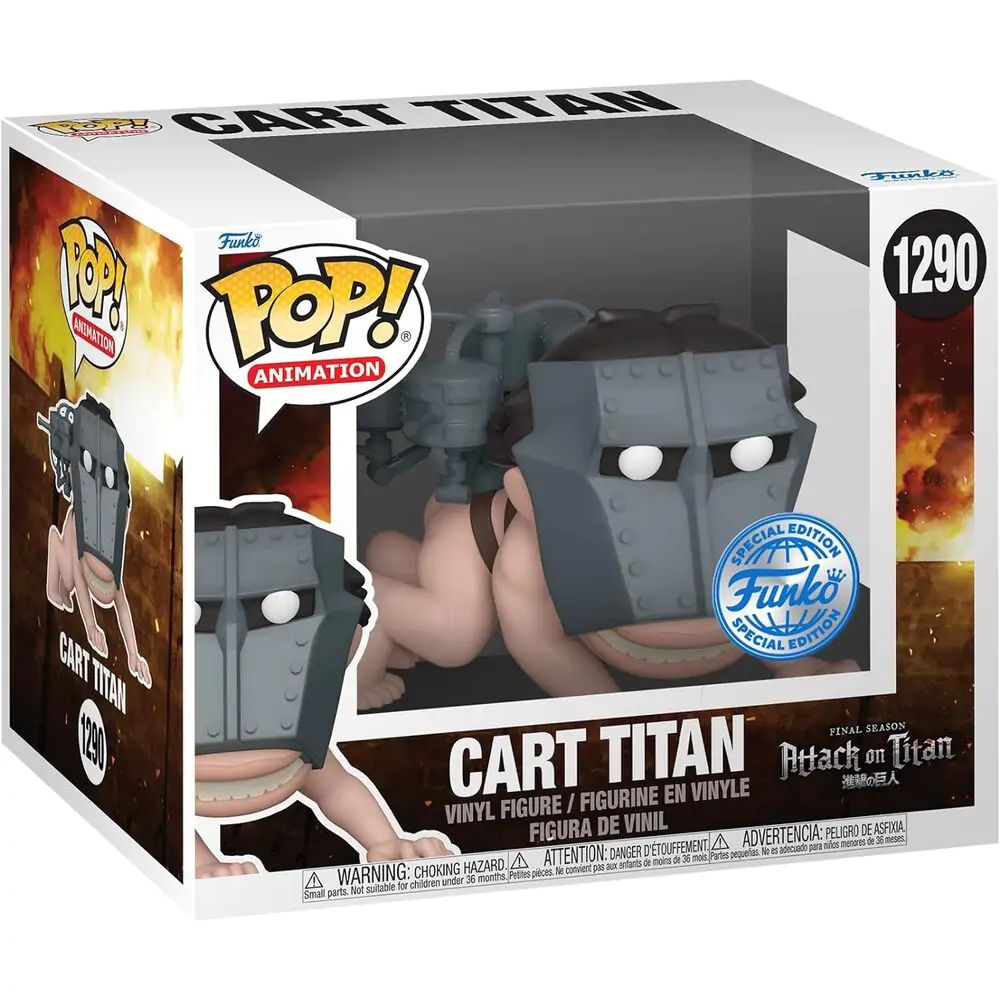 POP Figur Super Attack On Titan Cart Titan Exclusive termékfotó