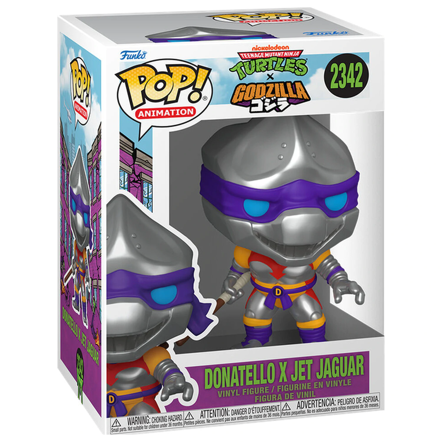 Funko POP figura Teenage Mutant Ninja Turtles x Godzilla - Donatello x Jet Jaguar termékfotó