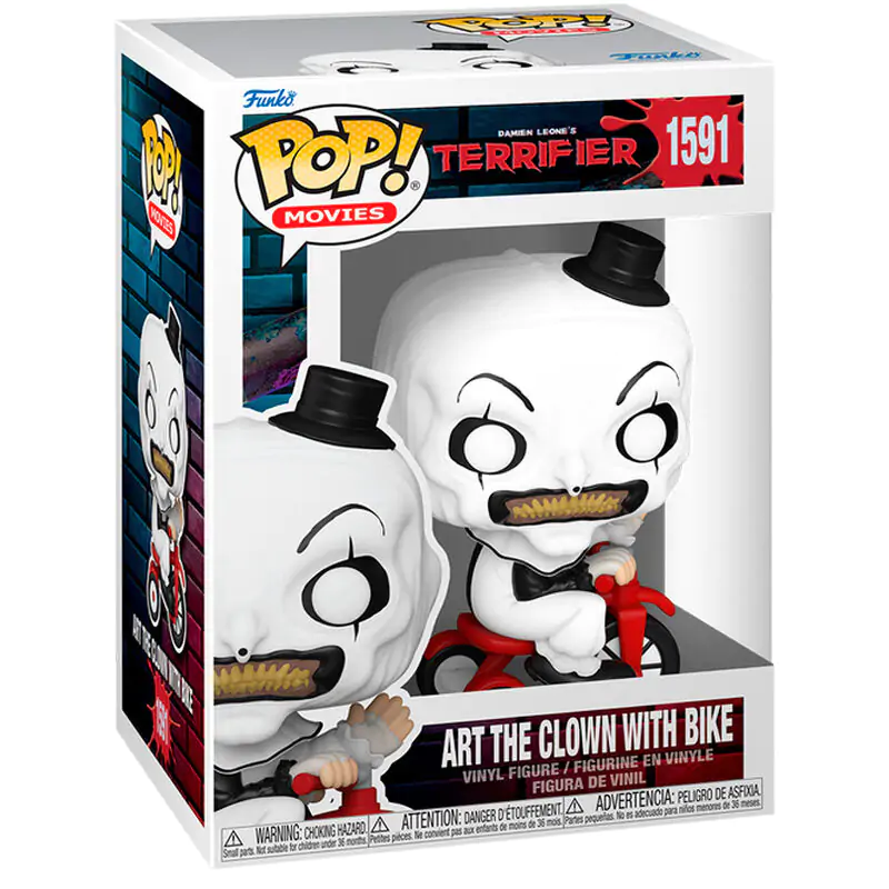 Funko POP figura Terrifier Art the Clown with Bike termékfotó