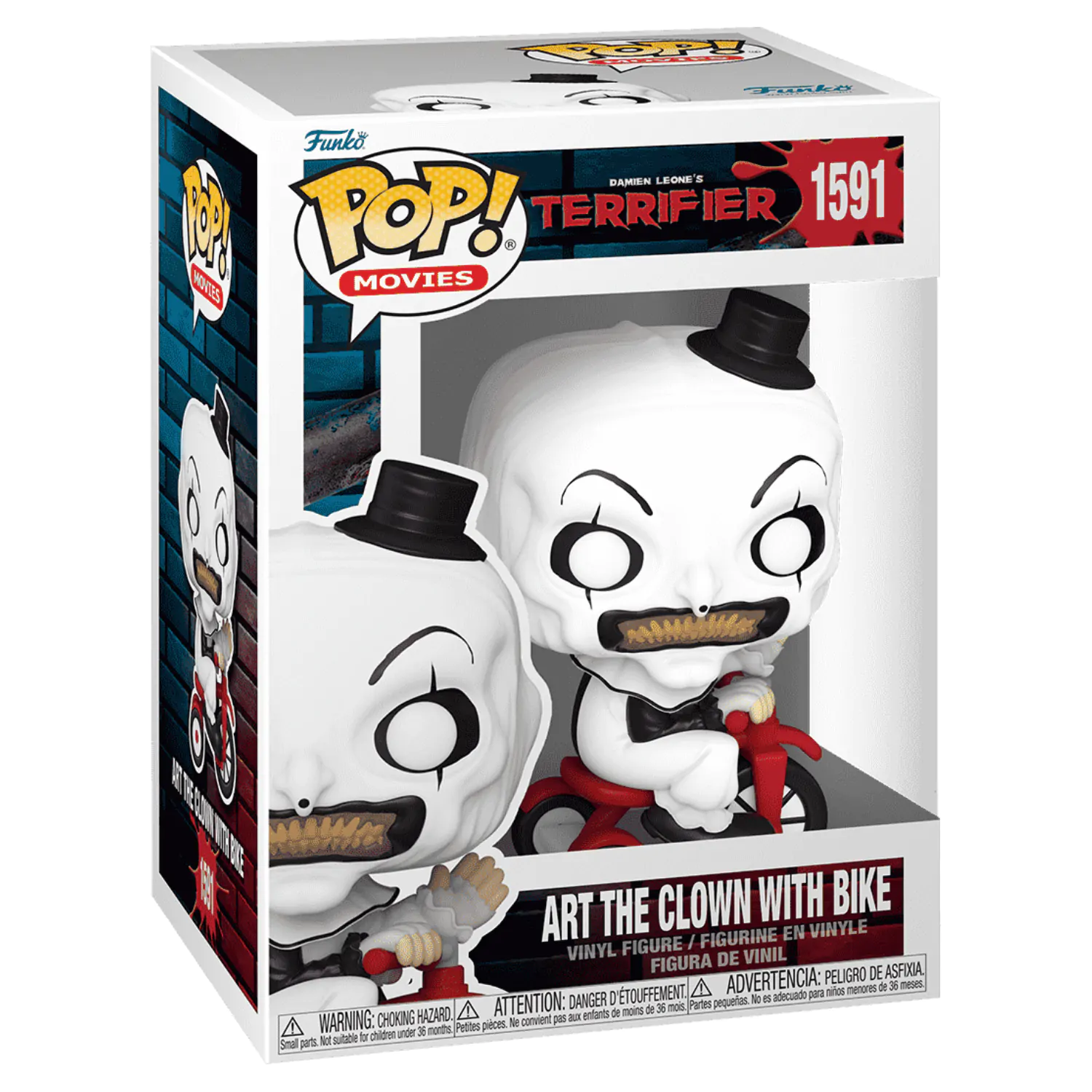 Funko POP figura Terrifier Art the Clown with Bike termékfotó