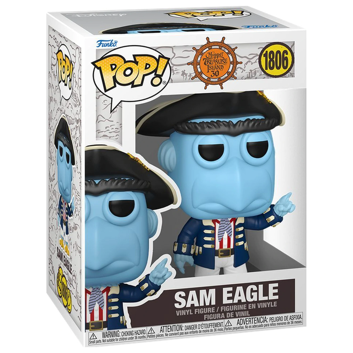 Funko POP figura The Muppet Muppet Treasure Island Sam Eagle termékfotó