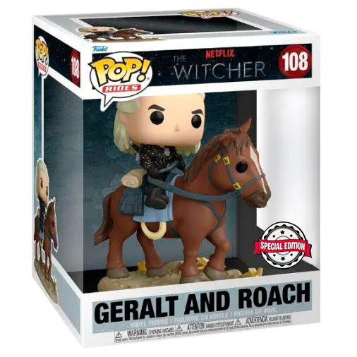 Funko POP figura The Witcher Geralt And Roach Exkluzív termékfotó
