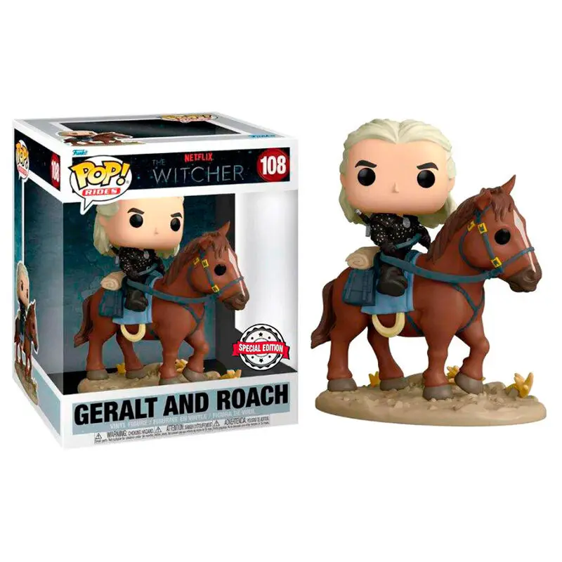Funko POP figura The Witcher Geralt And Roach Exkluzív termékfotó