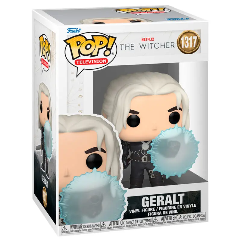 The Witcher POP! TV Vinyl Figure Geralt (Shield) 9 cm termékfotó