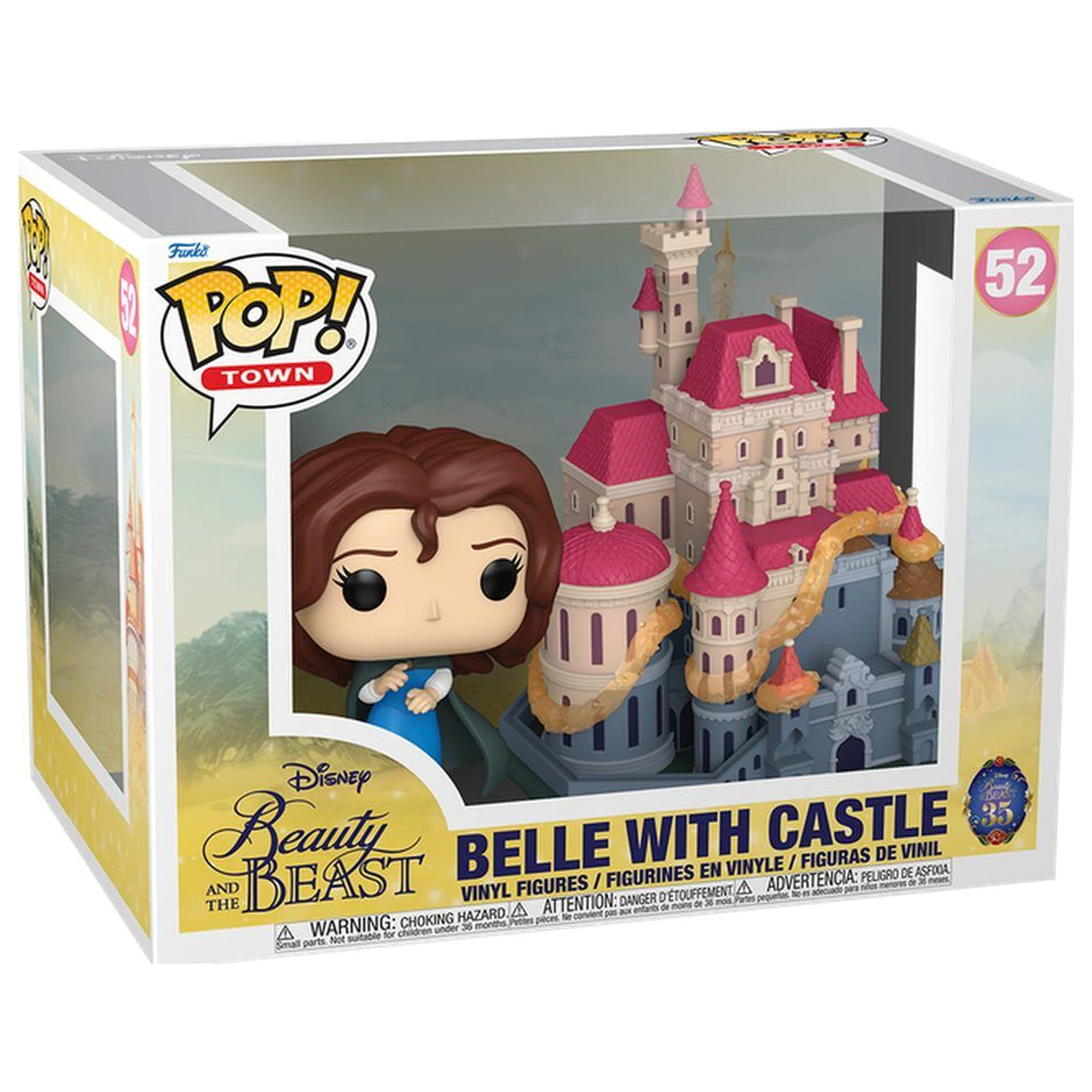 Funko POP figura Town Disney Beauty And The Beast Towns Belle with Castle termékfotó