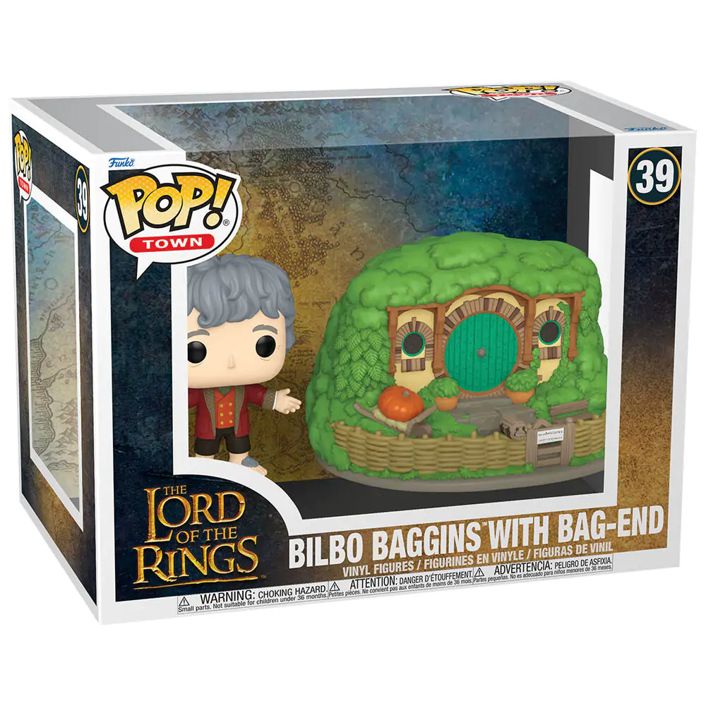 Funko POP figure Town The Lord of the Rings Bilbo Baggins with Bag-End termékfotó