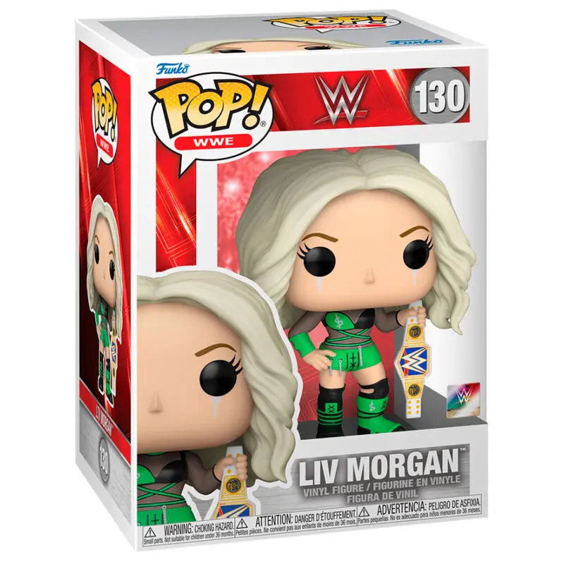 WWE POP! Vinyl Figure Liv Morgan with Belt 9 cm termékfotó