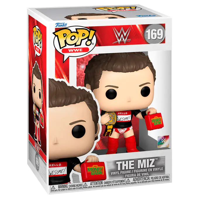 Funko POP figura WWE The Miz Money in the Bank Briefcase termékfotó