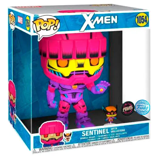 Funko POP figura X-Men Sentine with Wolverine Exkluzív Chase 25cm termékfotó