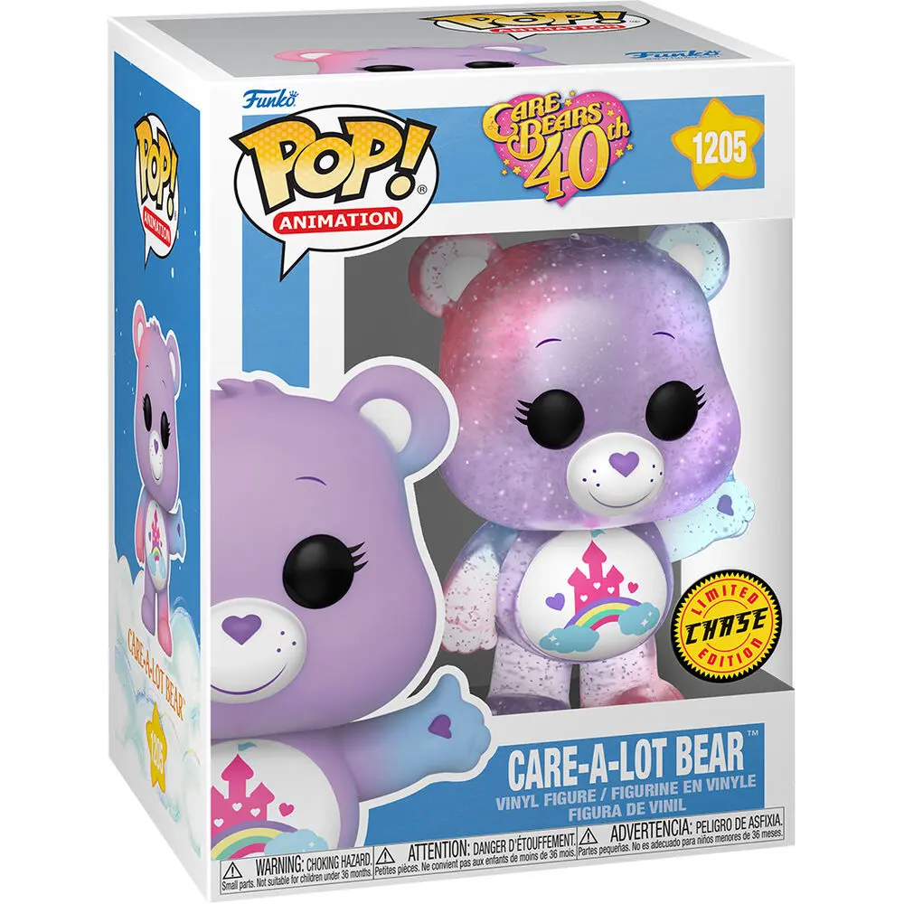 POP figure Care Bears 40th Anniversary Care a Lot Bear Chase termékfotó