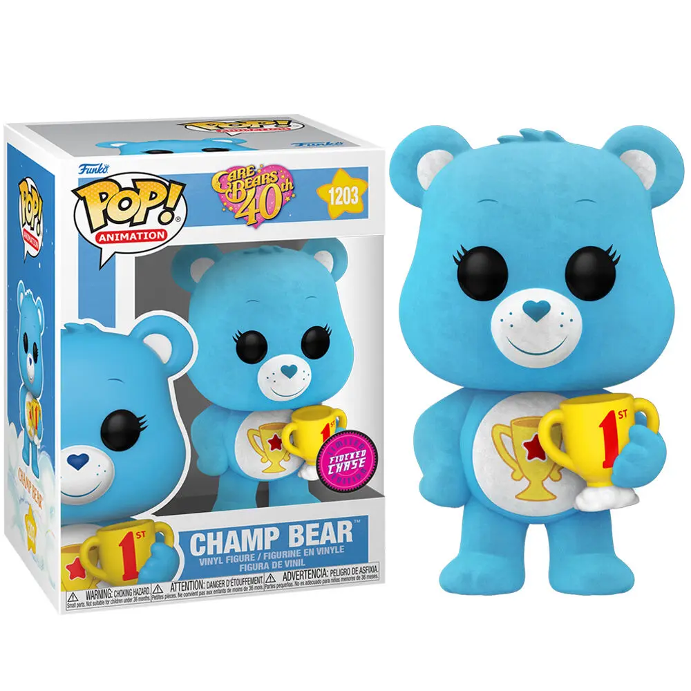 Funko POP figure Care Bears 40th Anniversary Champ Bear Chase termékfotó