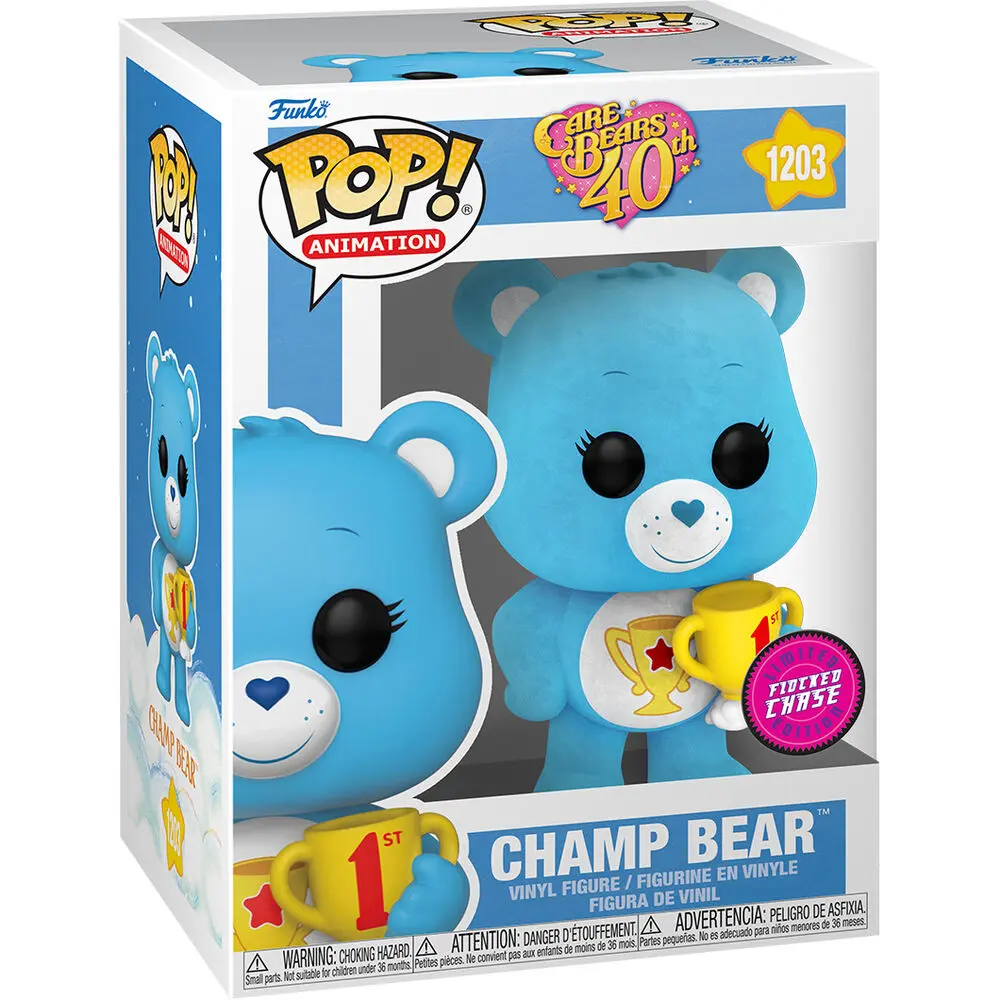 Funko POP figure Care Bears 40th Anniversary Champ Bear Chase termékfotó