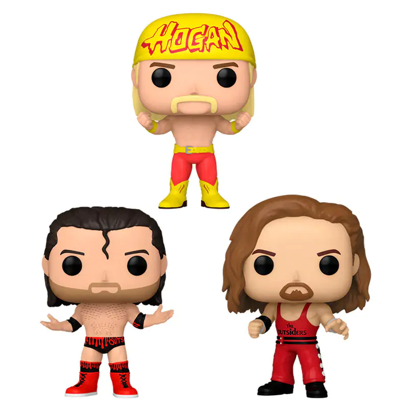 Funko POP Funko POP WWE Hogan &amp; the Outsiders 3 db-os figura csomag termékfotó
