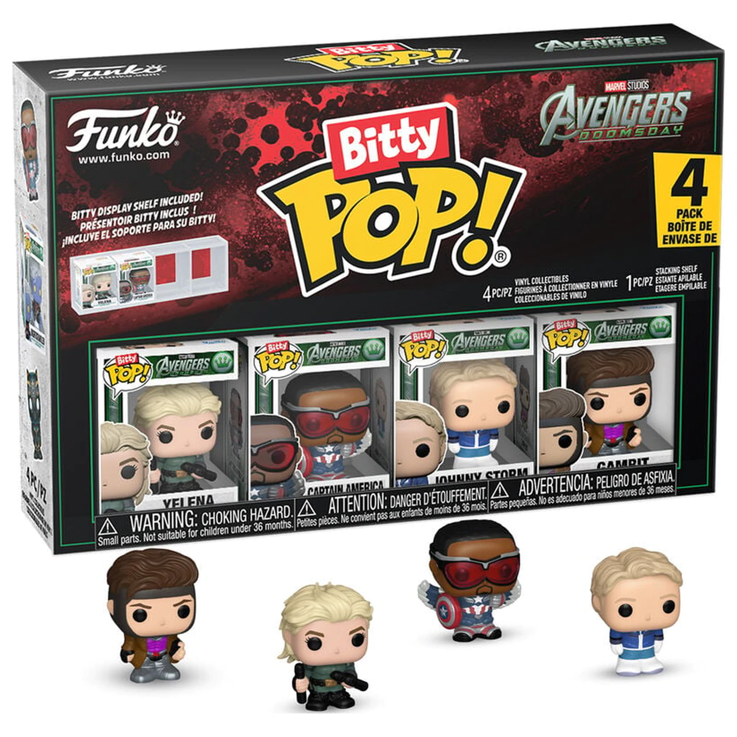  Funko POP Marvel Studios Avengers 4 db-os figura csomag Doomsday termékfotó