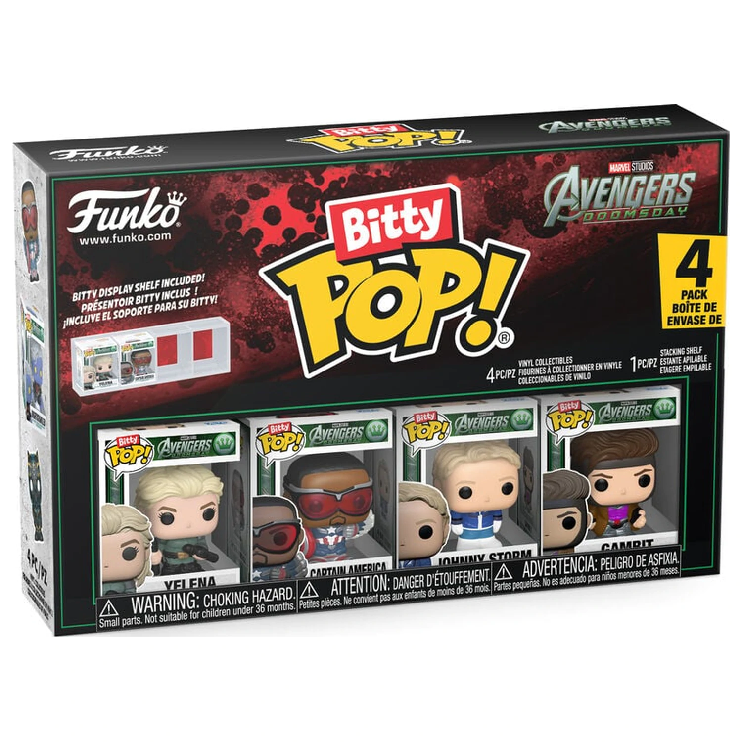  Funko POP Marvel Studios Avengers 4 db-os figura csomag Doomsday termékfotó