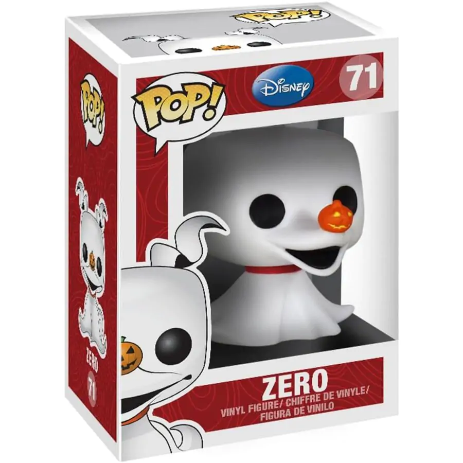 Funko POP Nightmare Before Christmas Vinyl figura Zero 10 cm termékfotó