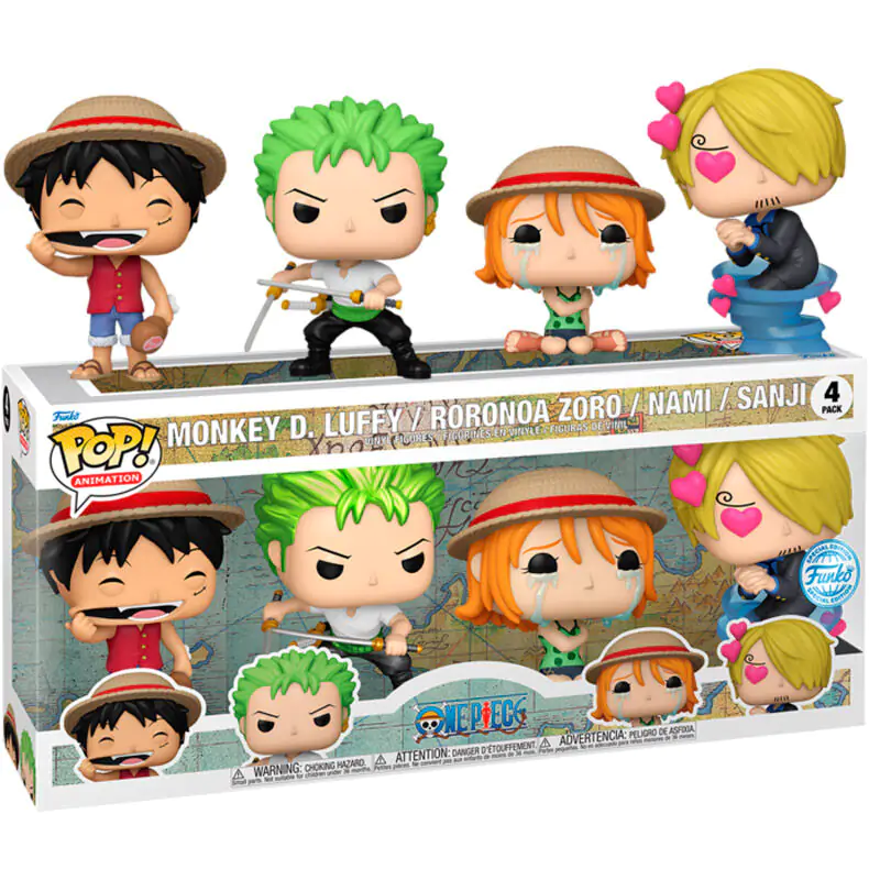 Funko POP One Piece 4 db-os figura csomag Exkluzív termékfotó