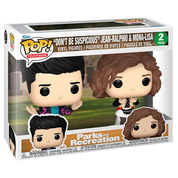 Funko POP Parks and Recreation Dont Be Suspicious Jean-Ralphio & Mona-Lisa 2 db-os figura csomag termékfotó