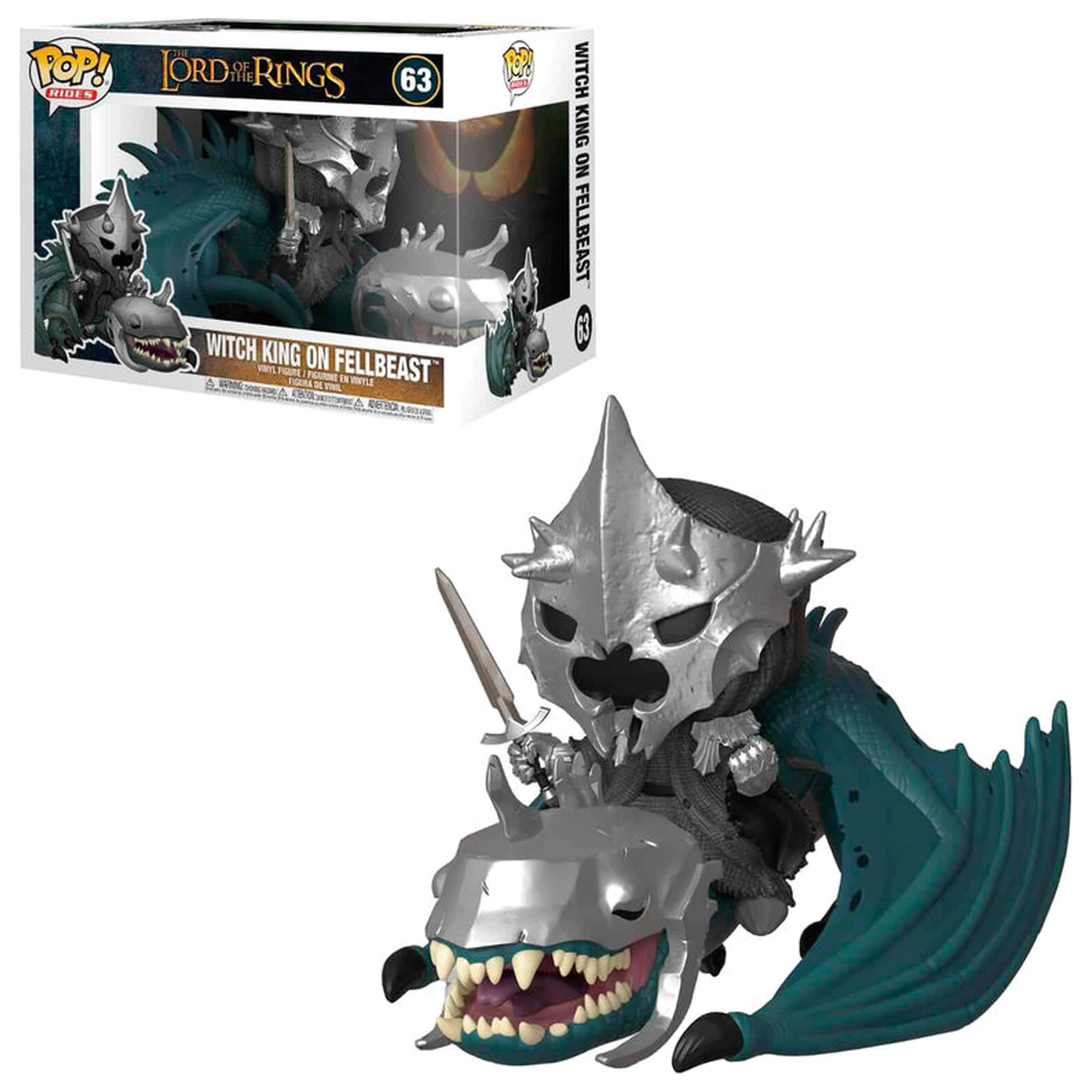 Funko POP Rides Lord of the Rings Vinyl Figure Witch King & Fellbeast termékfotó