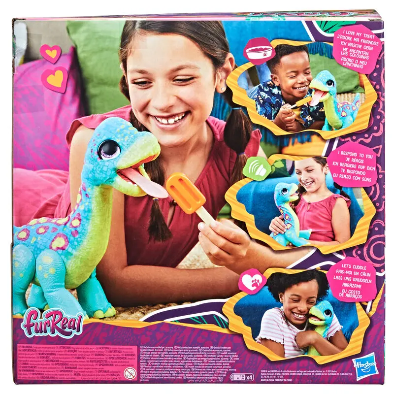 Fur Real Snackin Sam The Bronto figura termékfotó