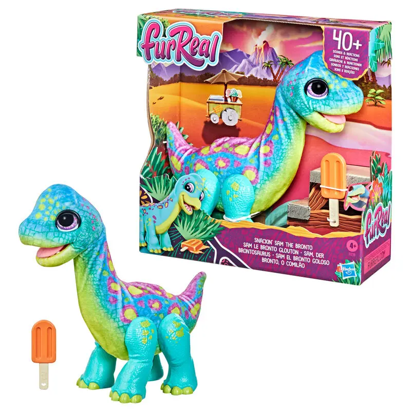 Fur Real Snackin Sam The Bronto figura termékfotó