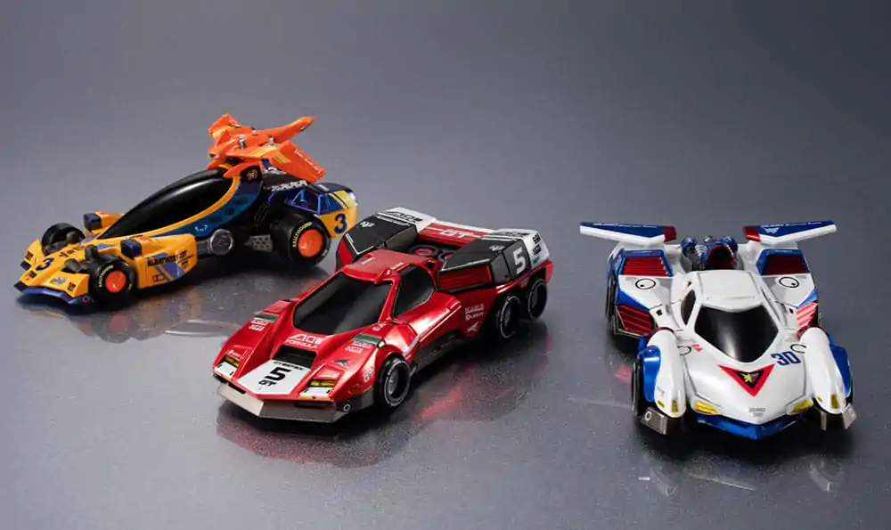 Future GPX Cyber Formula Asurada G.S.X & Albatrander 602 & Aoi Superion GT Set Heritage Edition 3 db-os jamű csomag 7 cm    termékfotó