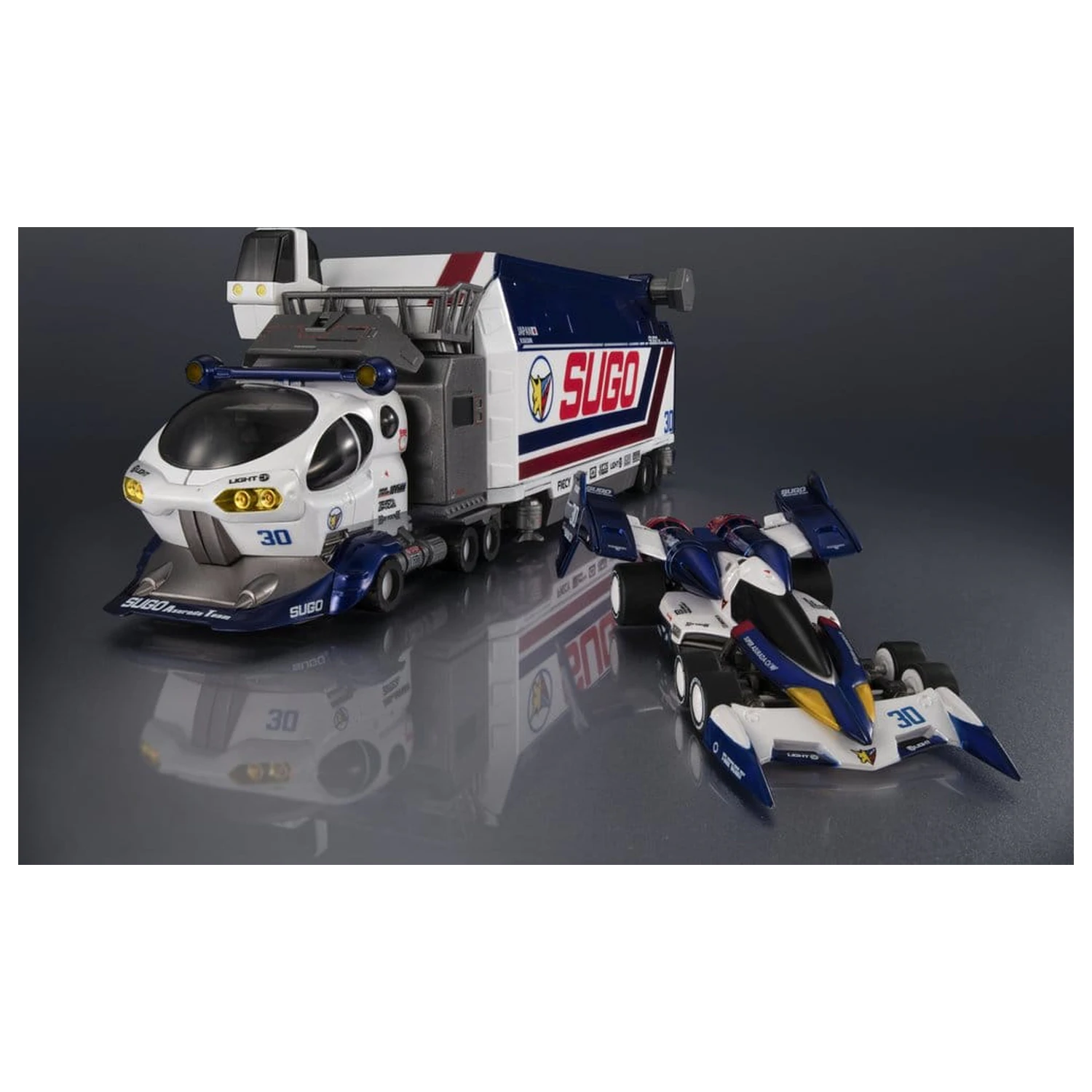 Future GPX Cyber Formula Collection 2 db-os jármű csomag Sugolegerd 10V5000 & Super Asurada 01 Circuit Mode -Heritage Edition- DX 22 cm (with gift) termékfotó