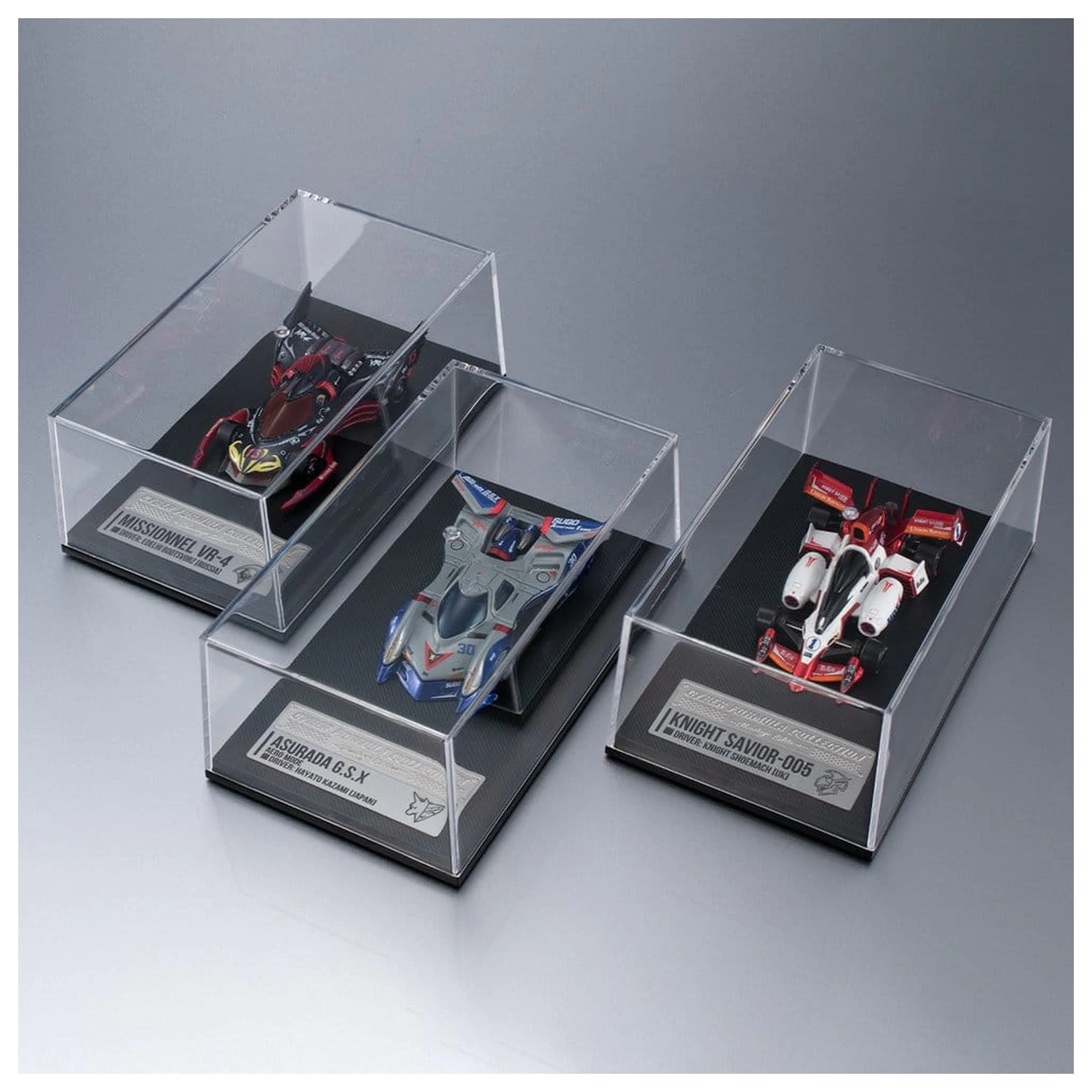 Future GPX Cyber Formula Cyber Formula Collection -Heritage Edition- 3 db-os jármű csomag Asurada G.S.X Aero Mode & Knight Savior 005 & Missionel VR-4 termékfotó