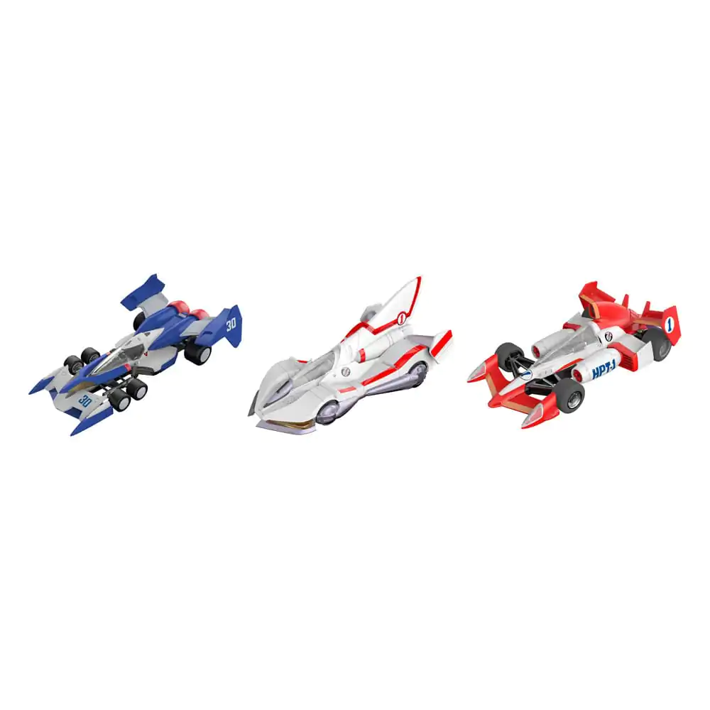 Future GPX Cyber Formula járműs 3-Pack Super Asurada 01 Circuit Mode & AKnight Savior 005 & Ishzark Renewal Repeat Edition modell csomag 11 cm termékfotó