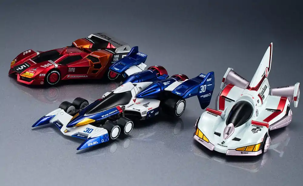 Future GPX Cyber Formula járművek 1/18 3-Pack 10&#039;s Cyber Formula world grand prix set Heritage Edition 14 cm termékfotó
