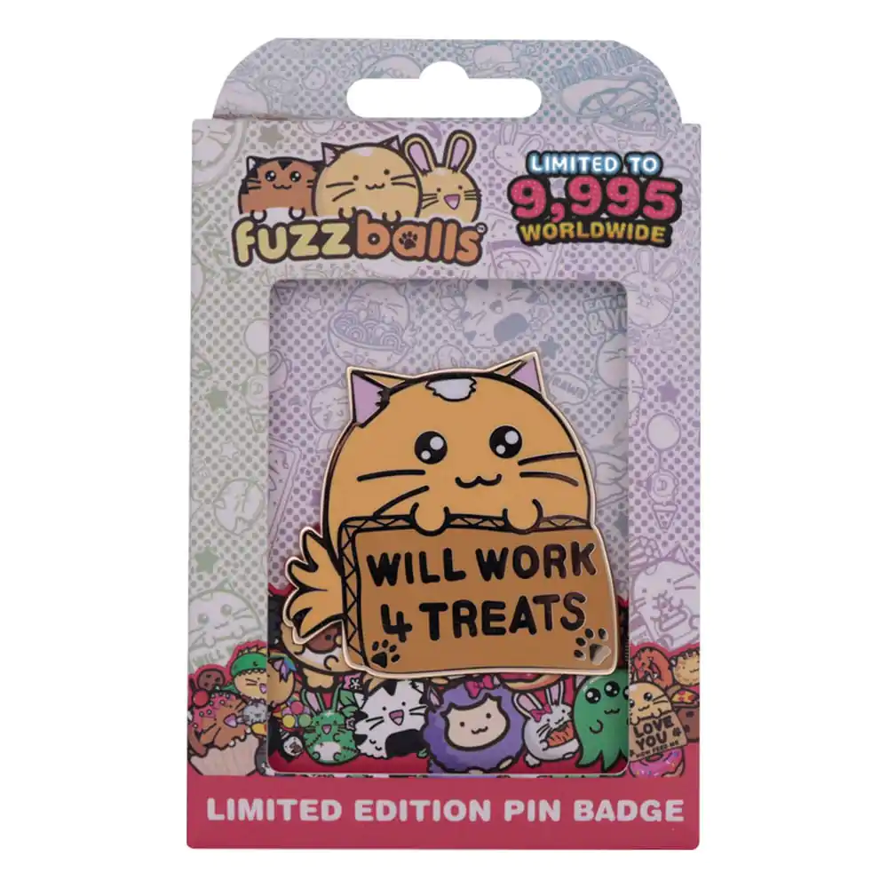Fuzzballs Whisky Will Work 4 Treats kitűző Limitált kiadás termékfotó
