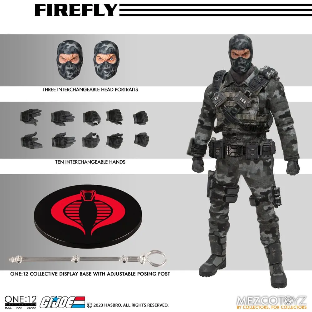 G.I. Joe 1/12 Firefly akciófigura 17 cm termékfotó