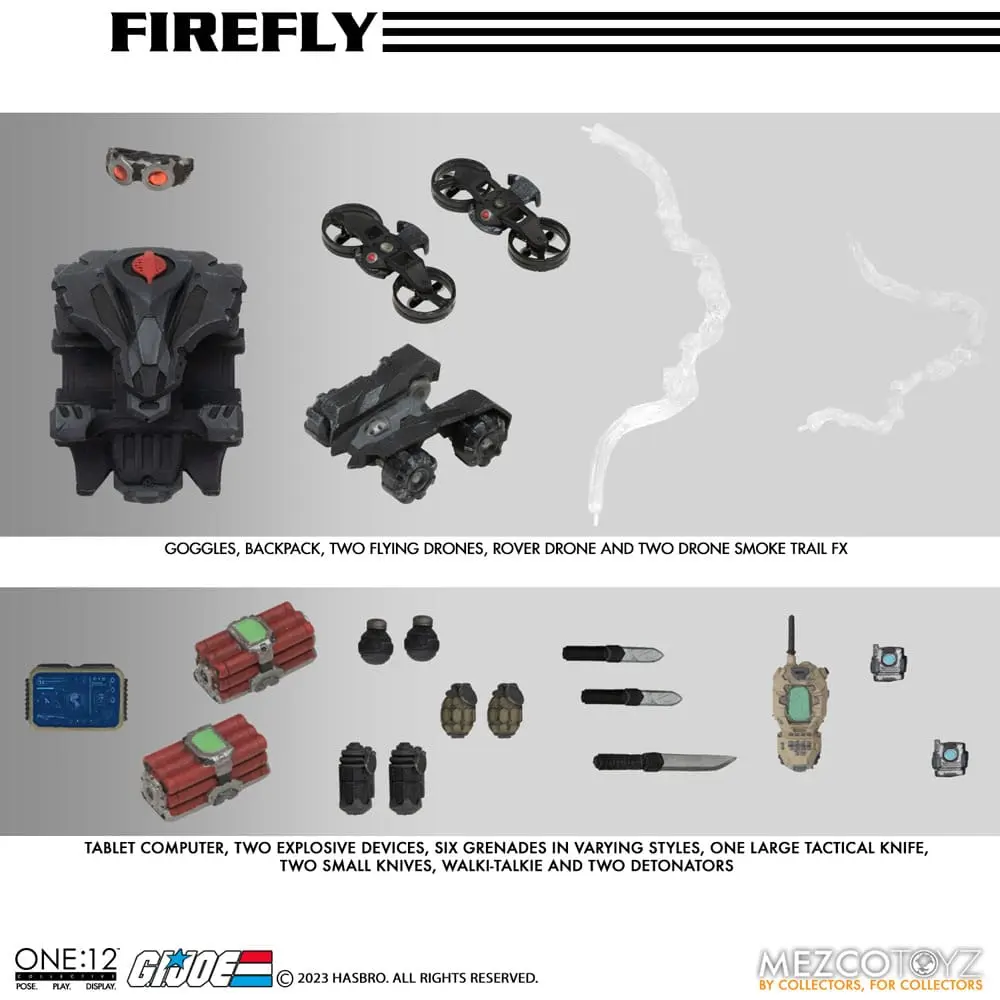 G.I. Joe 1/12 Firefly akciófigura 17 cm termékfotó