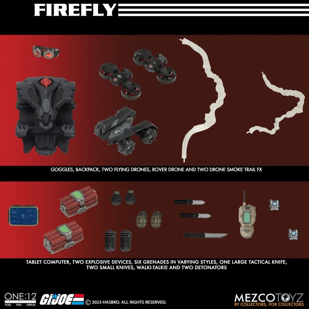 G.I. Joe 1/12 Firefly akciófigura 17 cm termékfotó