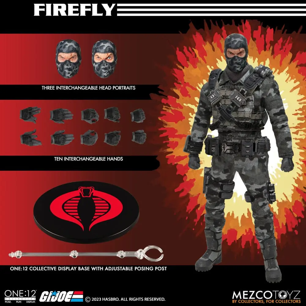 G.I. Joe 1/12 Firefly akciófigura 17 cm termékfotó