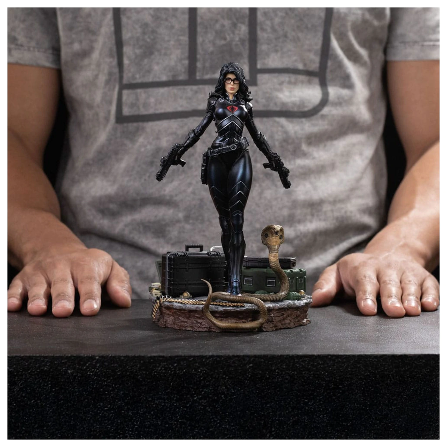 G.I. Joe Art Scale 1/10 Baroness szobor figura 22 cm  termékfotó