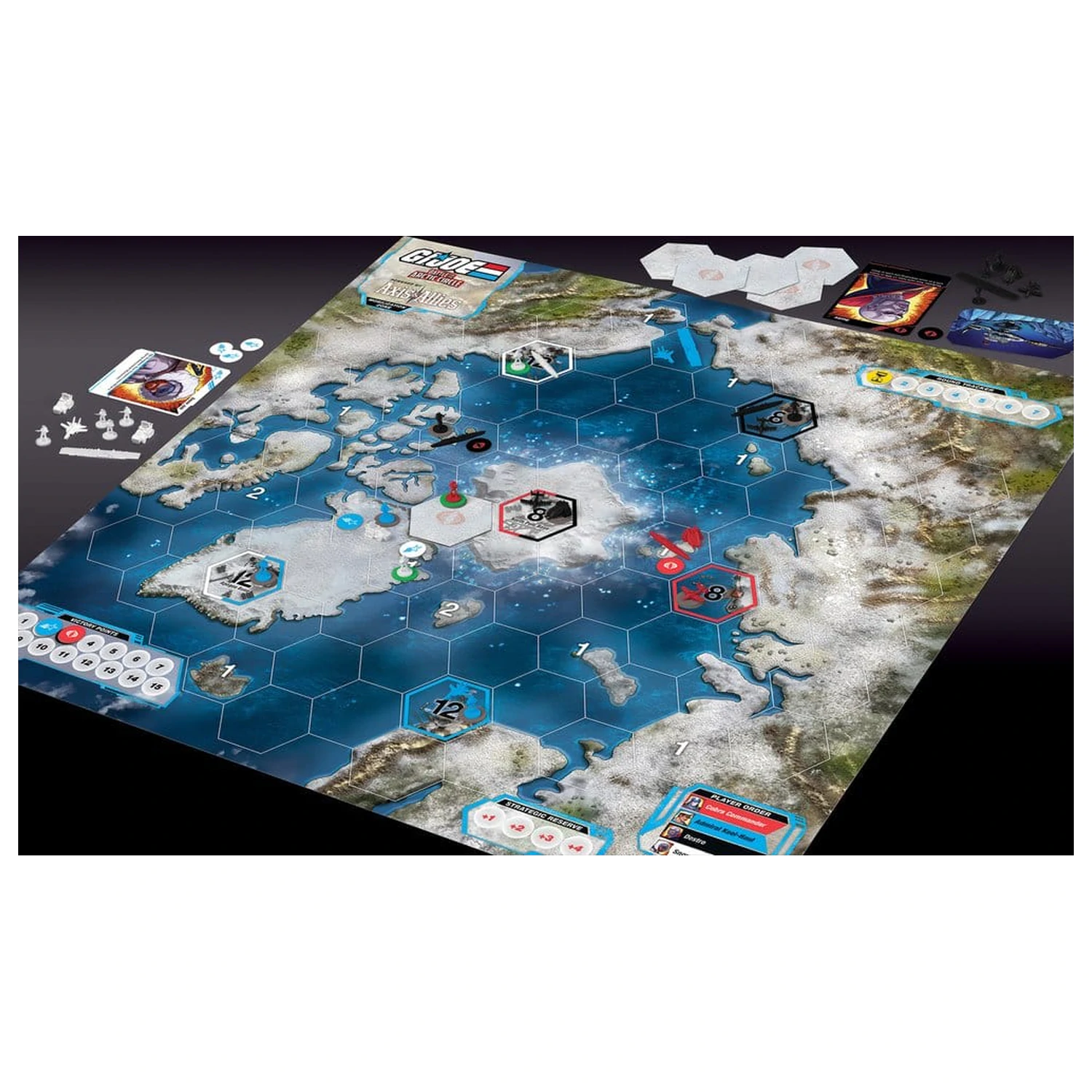 G.I. Joe Battle for the Arctic Circle powered by Axis & Allies Angol nyelvű társasjáték  termékfotó