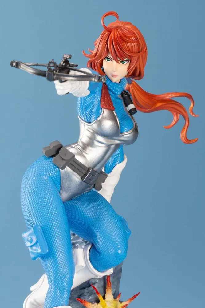 G.I. Joe Bishoujo 1/7 Scarlett 25th Anniversary Sky Blue Color Ver. PVC szobor figura 23 cm termékfotó