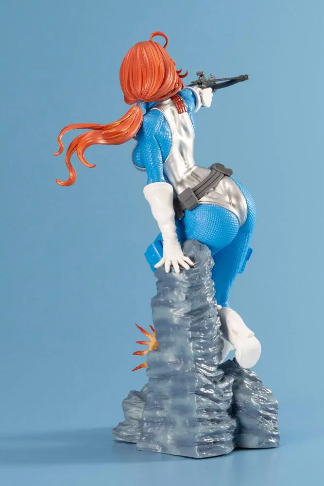 G.I. Joe Bishoujo 1/7 Scarlett 25th Anniversary Sky Blue Color Ver. PVC szobor figura 23 cm termékfotó