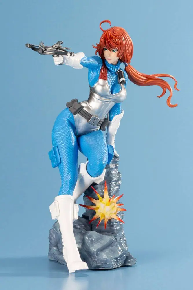 G.I. Joe Bishoujo 1/7 Scarlett 25th Anniversary Sky Blue Color Ver. PVC szobor figura 23 cm termékfotó