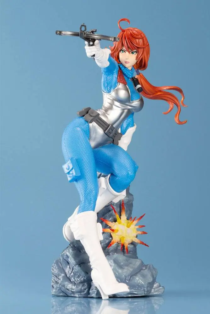 G.I. Joe Bishoujo 1/7 Scarlett 25th Anniversary Sky Blue Color Ver. PVC szobor figura 23 cm termékfotó