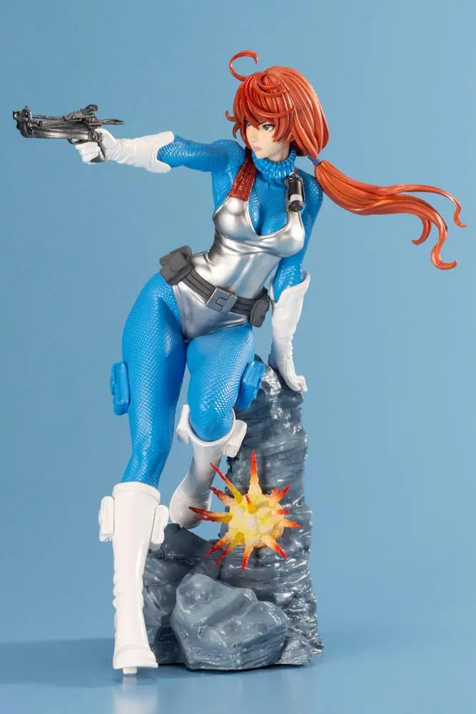 G.I. Joe Bishoujo 1/7 Scarlett 25th Anniversary Sky Blue Color Ver. PVC szobor figura 23 cm termékfotó