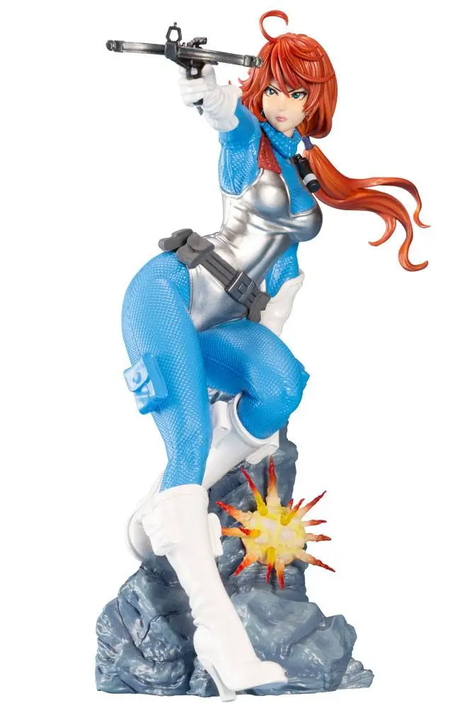 G.I. Joe Bishoujo 1/7 Scarlett 25th Anniversary Sky Blue Color Ver. PVC szobor figura 23 cm termékfotó