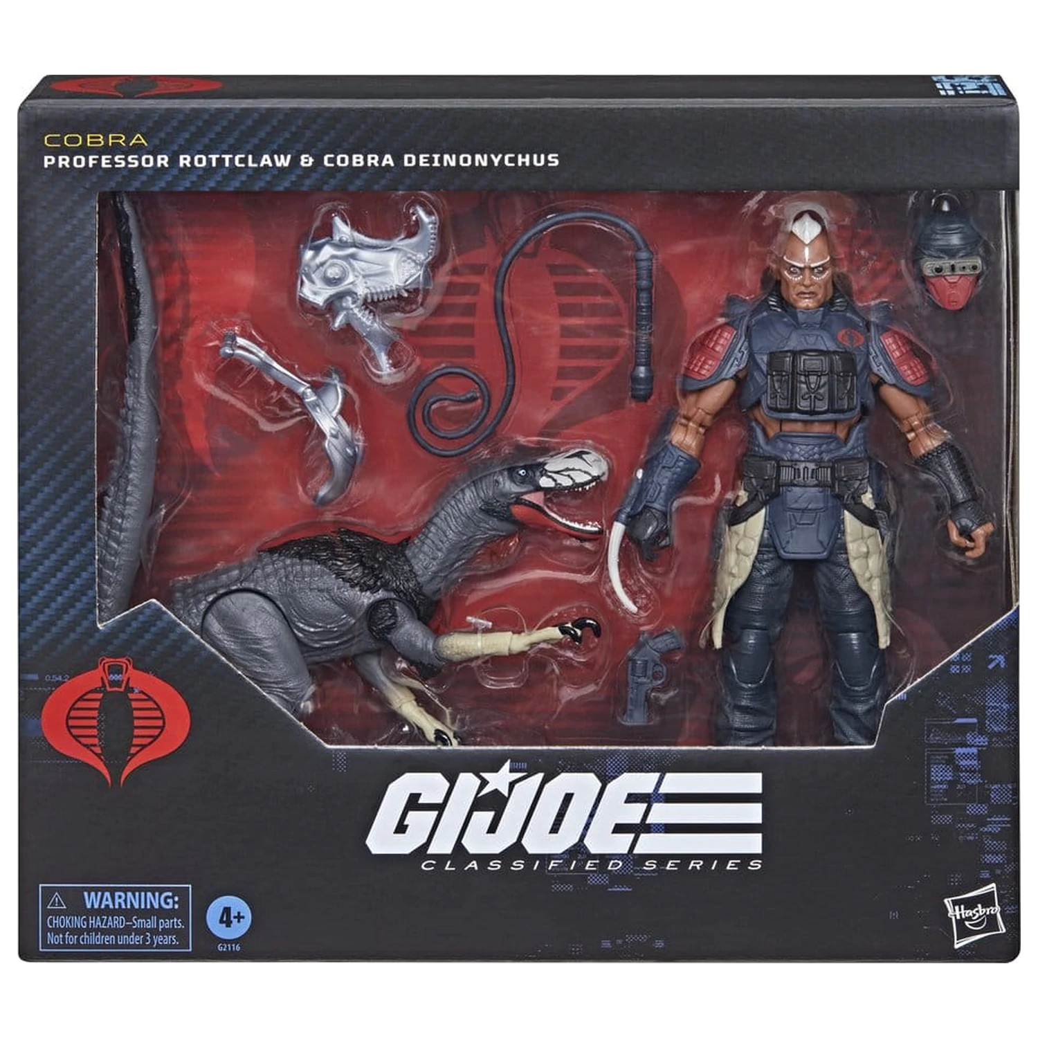 G.I. Joe Classified Series #196 Professor Rottclaw & Cobra Deinonychus 2 db-os akciófigura csomag 15 cm termékfotó