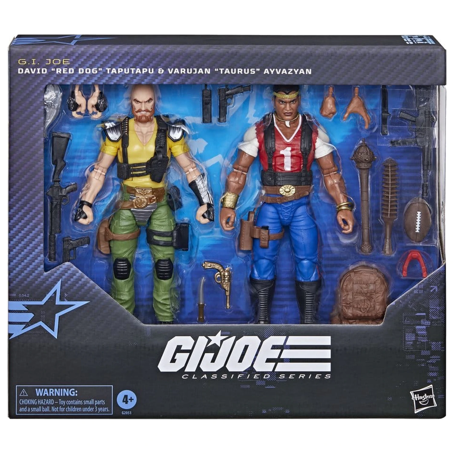 G.I. Joe Classified Series 2 db-os akciófigura csomag #193 David "Red Dog" Taputapu & Varujan "Taurus" Ayvazyan 15 cm termékfotó