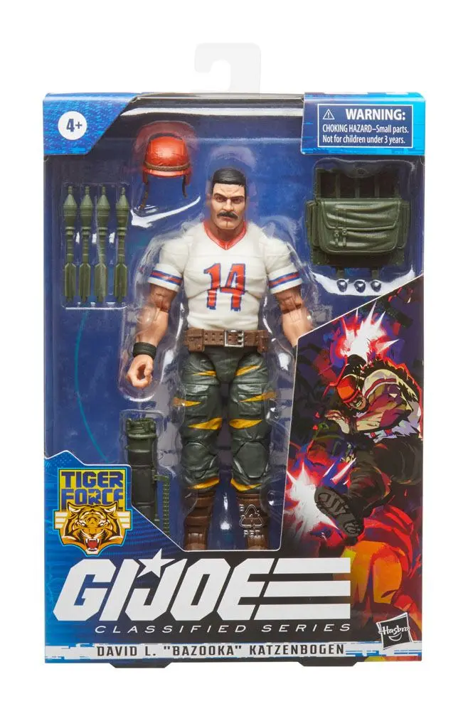 G.I. Joe Classified Series 2023 Tiger Force: David L. Bazooka Katzenbogen akciófigura 15 cm termékfotó
