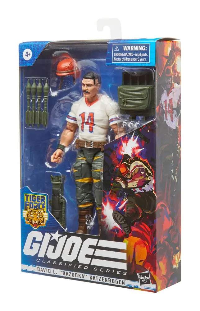 G.I. Joe Classified Series 2023 Tiger Force: David L. Bazooka Katzenbogen akciófigura 15 cm termékfotó