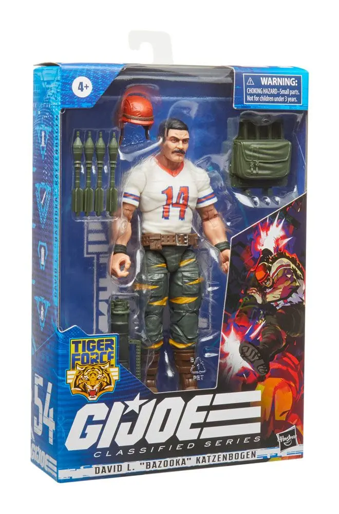 G.I. Joe Classified Series 2023 Tiger Force: David L. Bazooka Katzenbogen akciófigura 15 cm termékfotó