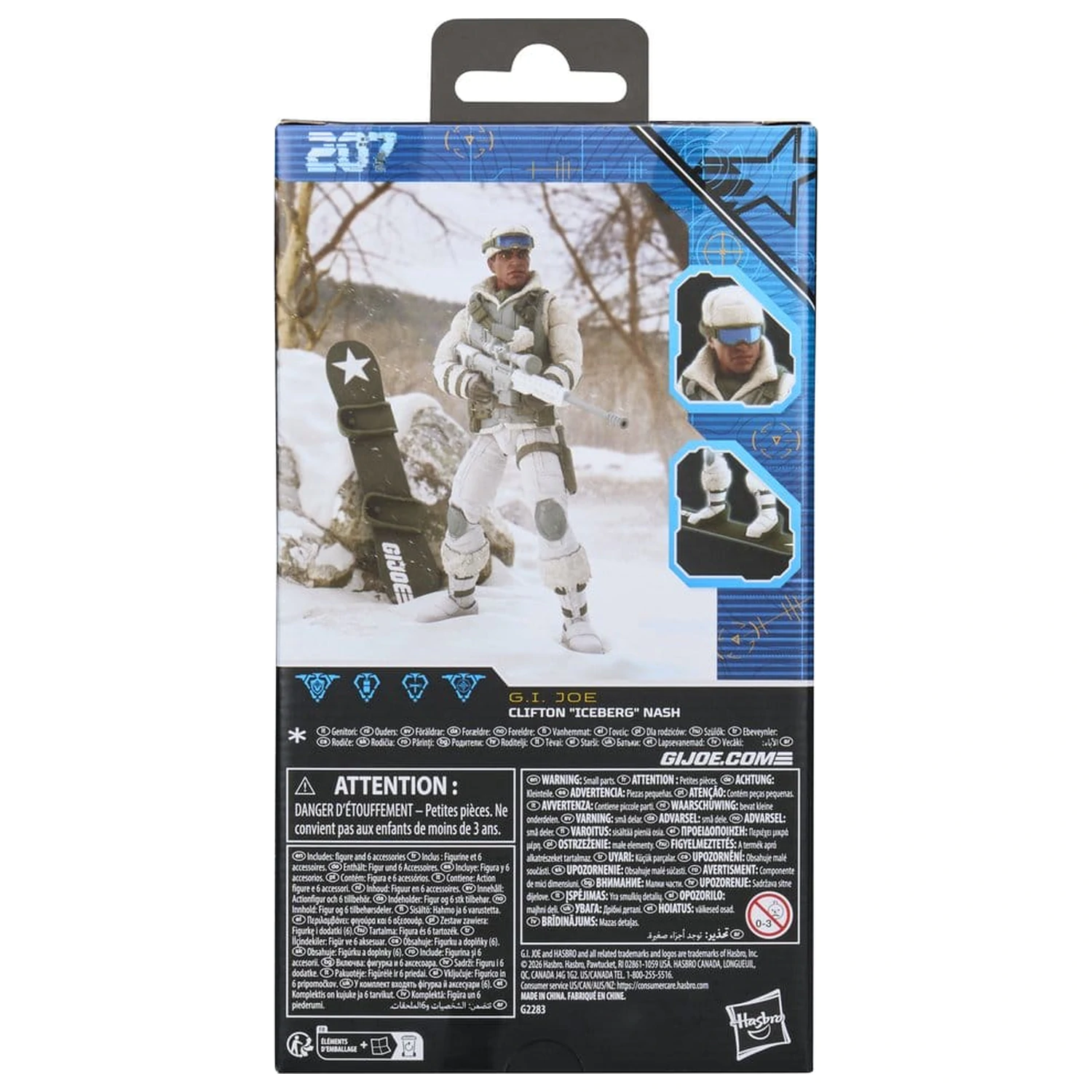 G.I. Joe Classified Series #207 Clifton "Iceberg" Nash akciófigura 15 cm termékfotó
