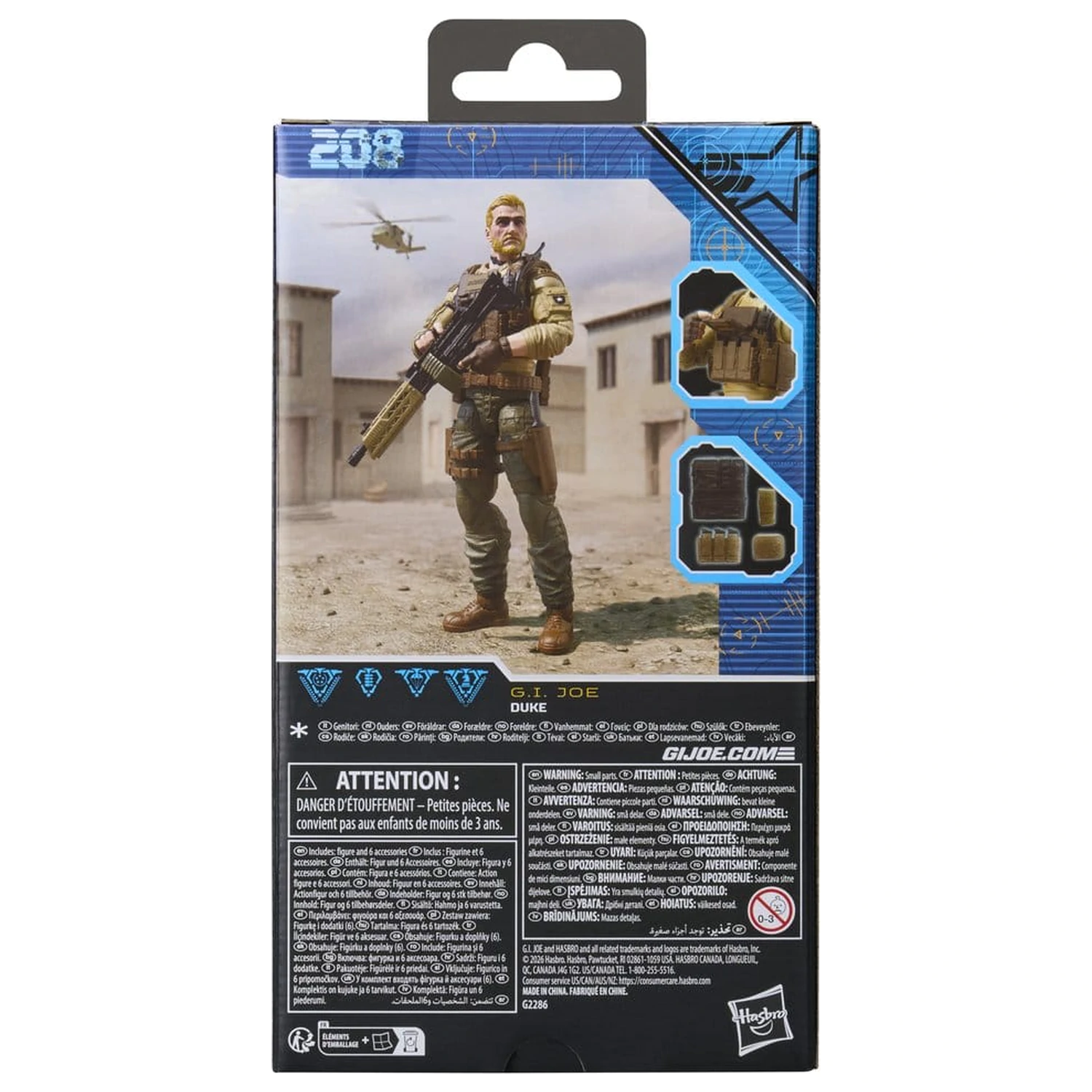 G.I. Joe Classified Series #208 Duke akciófigura 15 cm termékfotó